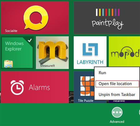 step-1-how to change Windows 8 metro icons