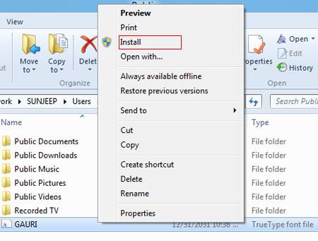 step-2-how to add fonts to Windows 8