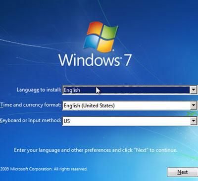step-2-how to install Windows 7 and how long does it take