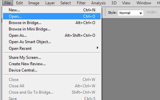 step-2-how to open raw files in photoshop