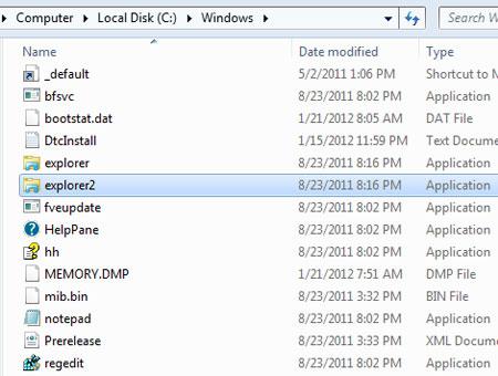 step-2-how to replace explorer.exe in Windows 8