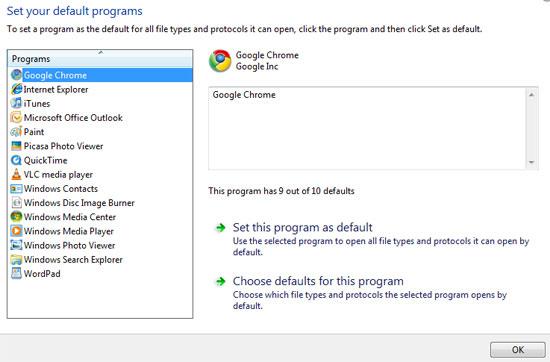 step-3-how to change default browser in Windows 7