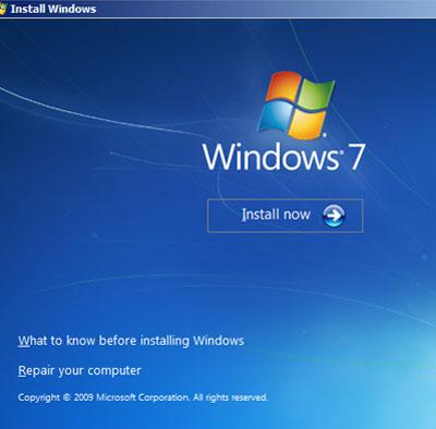 step-3-how to install Windows 7 and how long does it take