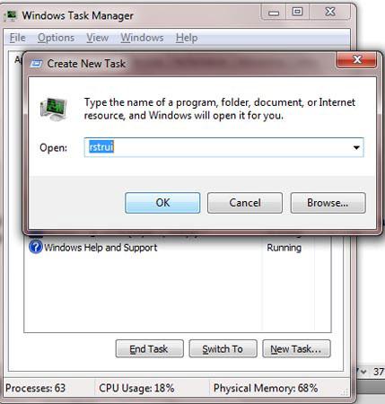 step-3-how to open control panel and system restore from task manager