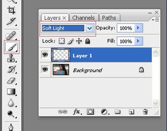 step-4-change hair color in Photoshop