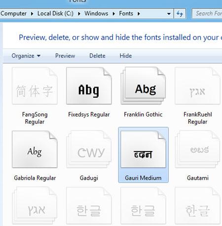step-4-how to add fonts to Windows 8