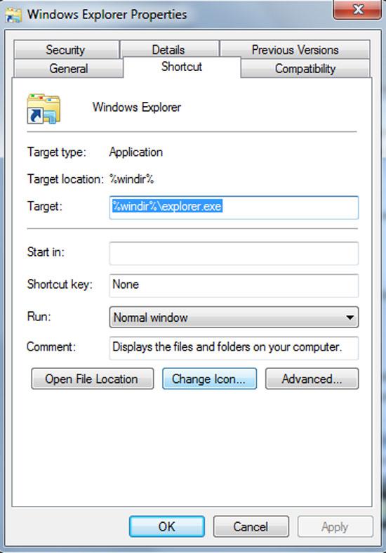 step-4-how to change explorer icon in Windows 7