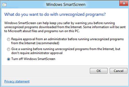 step-4-how to disable Windows 8 smartscreen