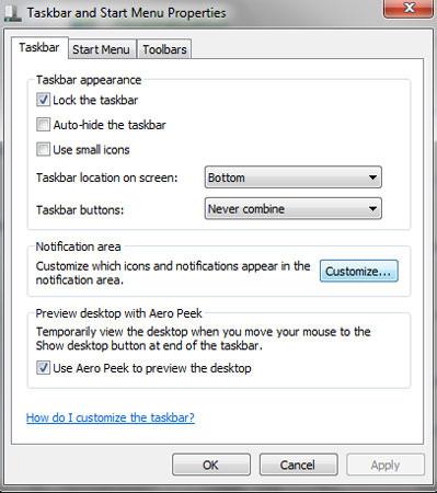 step-4-how to remove system tray in windows 7