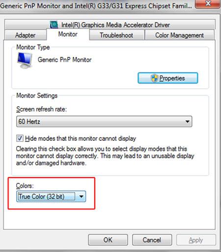  step-5-how to change color depth in Windows 7