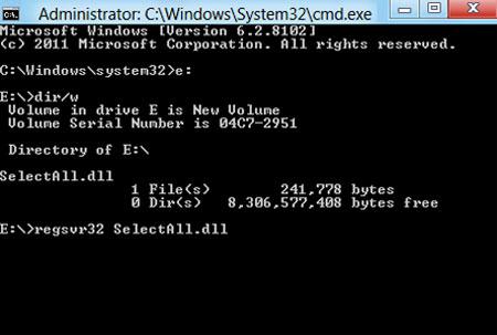step-5-how to register a dll file on Windows 8