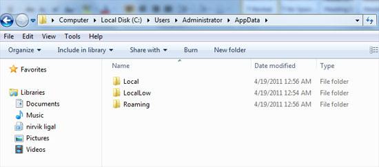 step-6-how to access appdata in windows 7
