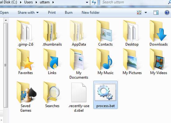 step-6- how to get a list of files in a folder windows 7