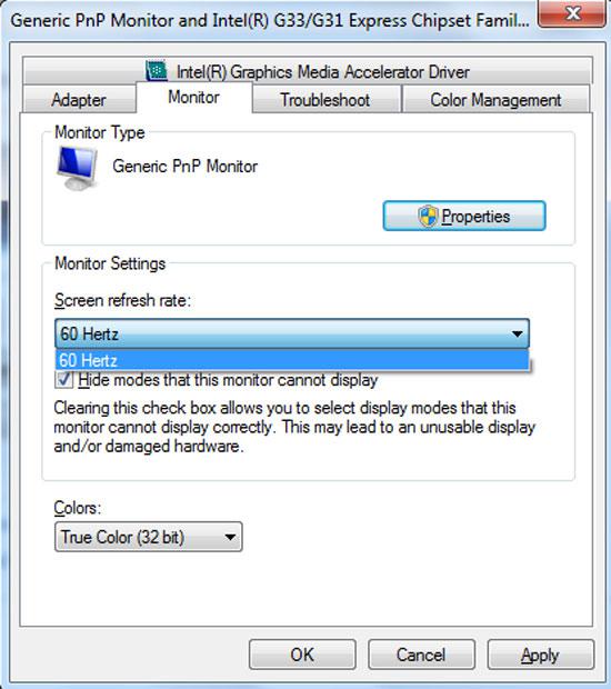 step-7-how to change refresh rate in Windows 7