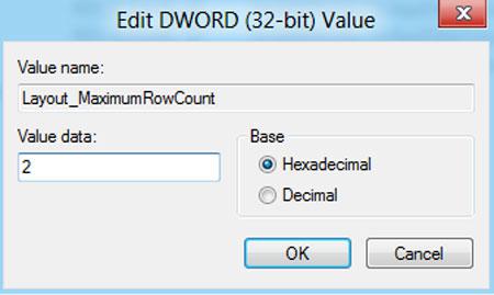step-8-how to change numer of rows on Windows 8 metro