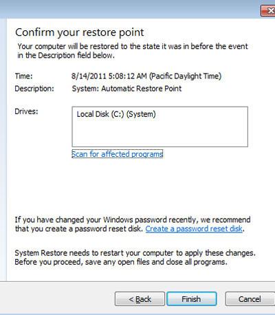 step-8-how to do a system restore in Windows 7