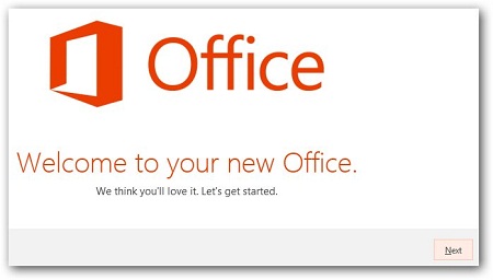 Welcom to Office365 for Home