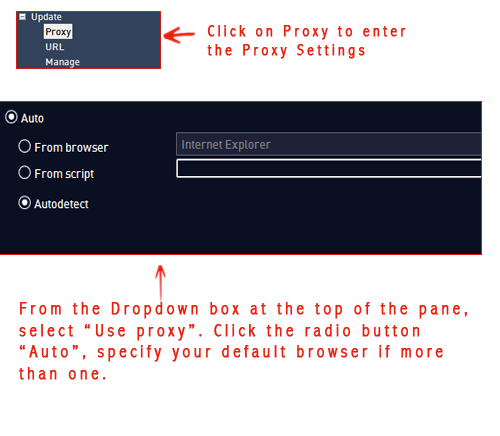 Automatic Proxy Configuration