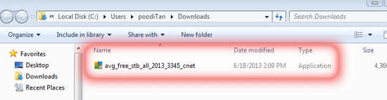 AVG 2013 Antivirus File Location
