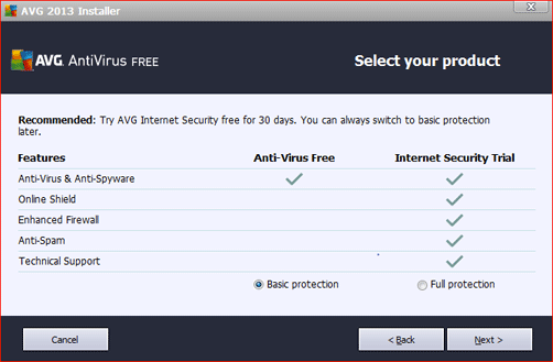 AVG 2013 Antivirus Basic Package