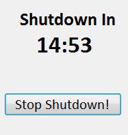Stop Shutdown Windows 7