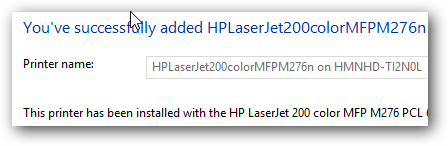 Successfully Added Hp Laserjet Printer.png