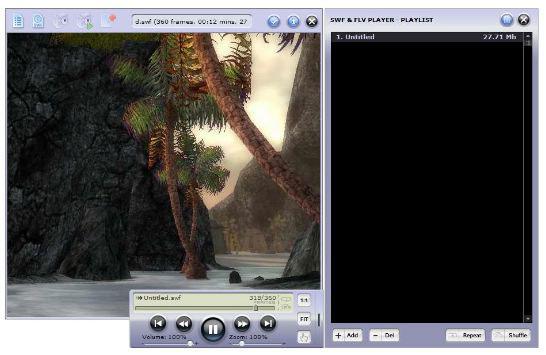 SWF Player for Windows 7