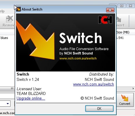 Switch Audio Conversion
