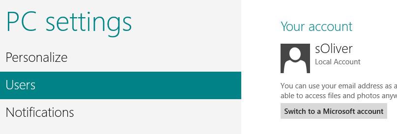 Switch To A Microsoft Account