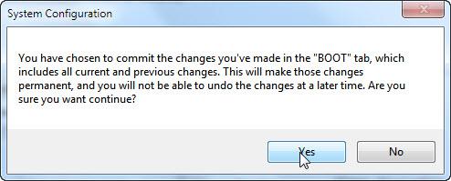 System Configuration message