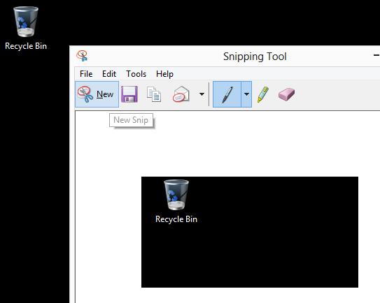 Taking Screenshots Using Snipping Tool New Snip