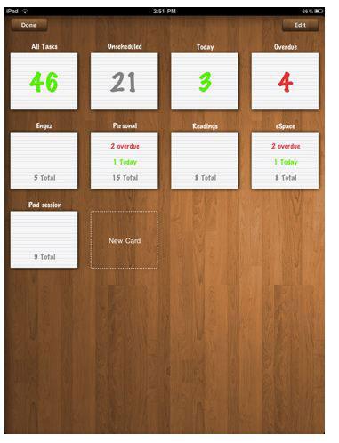 Task Cards: Daily Schedule iPad App