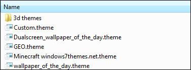 Themepack files folder