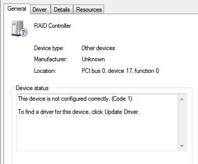 This Device Is Not Configured Correctly