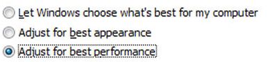 Toggle Between Best Performance and best appearance