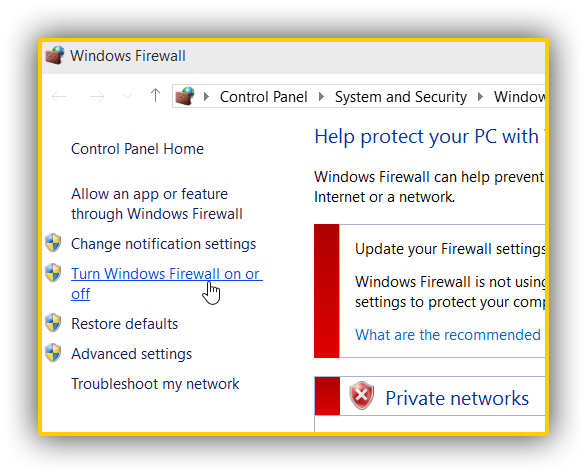 Turning Windows Firewall Off On Windows 10.Png