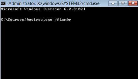 Type in Command Prompt