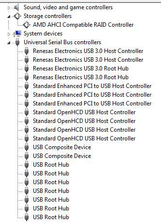 Universal Serial Bus Controllers