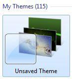 Unsaved Windows 7 Theme