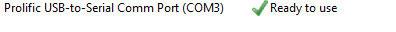 USB Serial Controller Prolific