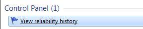 View Reliability History