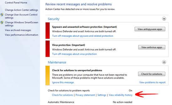 View Reliability Report