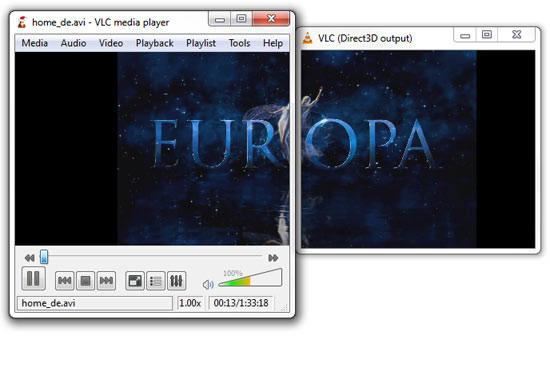 VLC Dual Monitor Movie