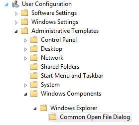 Windows 7 Common Open File Dialog