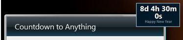 Windows 7 Countdown Gadget