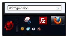Windows 7 Device Manager Shortcut