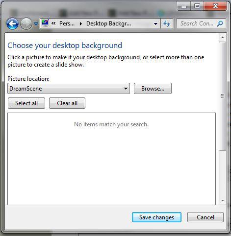 Windows 7 DreamScene enabled
