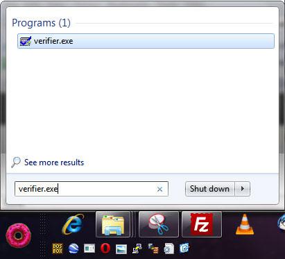 Windows 7 Driver Verifier.exe