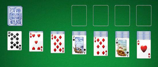 Windows 7 Game: Solitaire