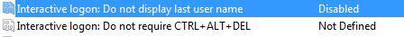Windows 7 Interactive Logon Settings
